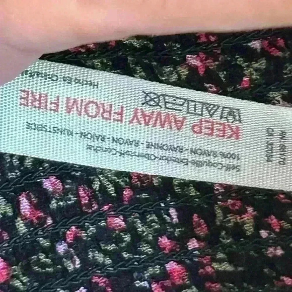 Free People crop top bralette floral pattern women’s sz medium removable strap - Picture 6 of 9